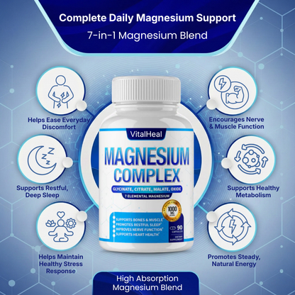 Magnesium Complex 7-in-1 – High Absorption - For Sleep, Stress & Muscles