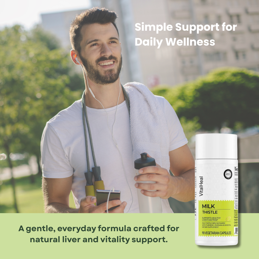 Milk Thistle – Liver Detox Supplement with Turmeric, Inositol & Vitamin C