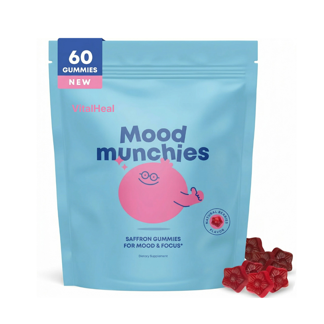 Mood Munchies – Saffron Mood Support Gummies for Kids | Calm, Focus & Emotional Balance