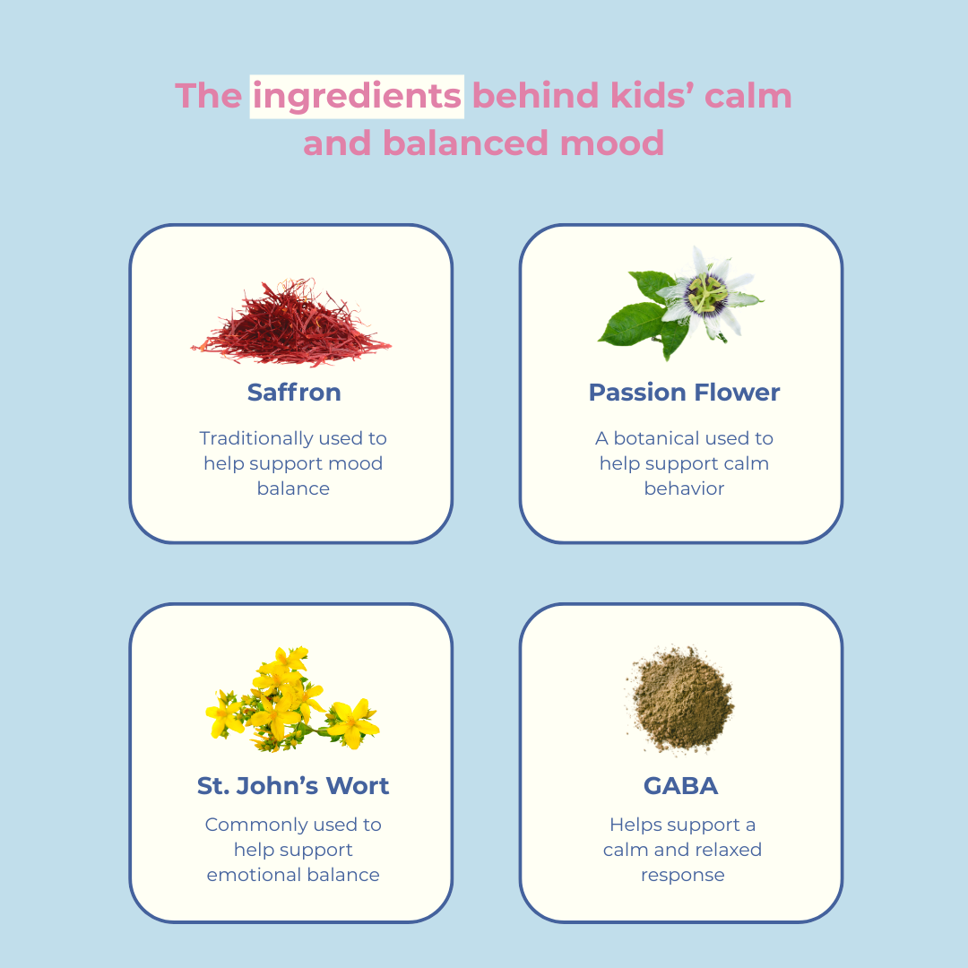 Mood Munchies – Saffron Mood Support Gummies for Kids | Calm, Focus & Emotional Balance
