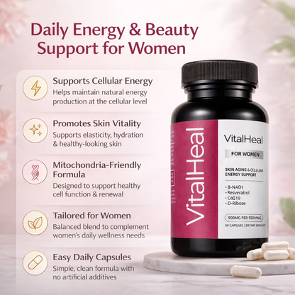 NAD+ Supplement for Women – Energy, Vitality & Skin Support