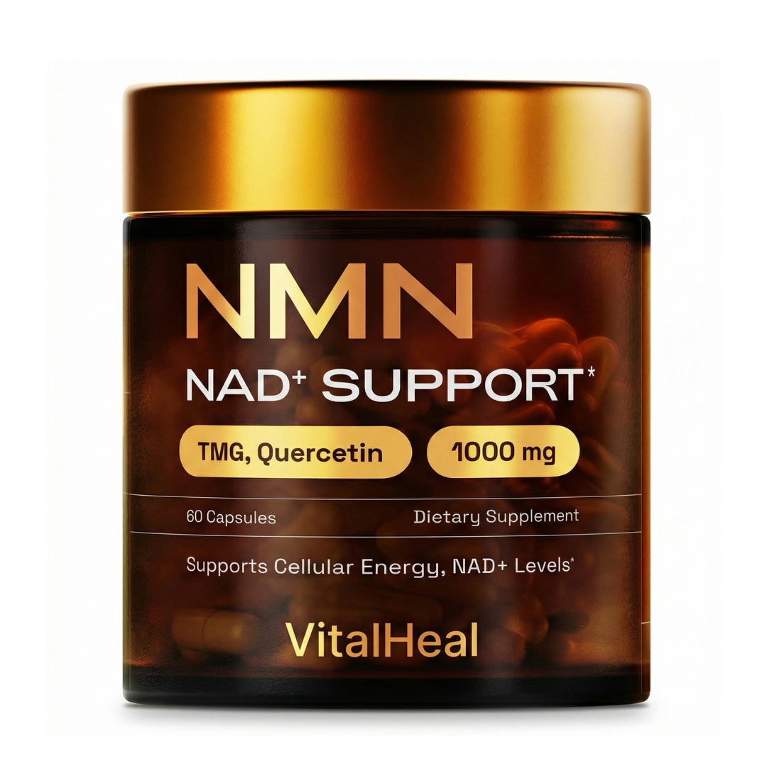 NMN NAD+ Support – 4-in-1 NAD Booster Supplement for Cellular Energy & Cognitive Support