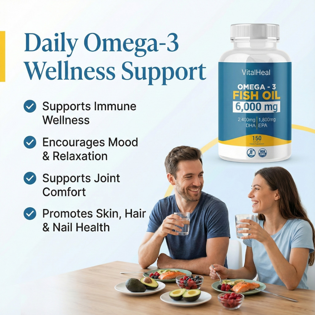 Omega 3 Fish Oil – High EPA DHA for Immune Support