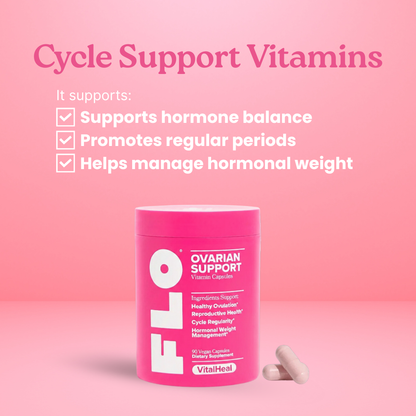 FLO Ovarian & Cycle Support – Hormone Balance Supplement for Cycle Regularity