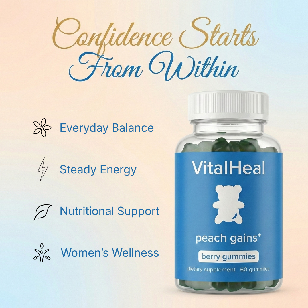 Peach Gains Gummies for Women – Herbal Multivitamin for Daily Wellness