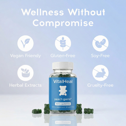Peach Gains Gummies for Women – Herbal Multivitamin for Daily Wellness