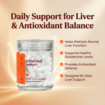 Protect – Daily Liver Support Supplement with Antioxidants, L-Cysteine + DHM & Milk Thistle