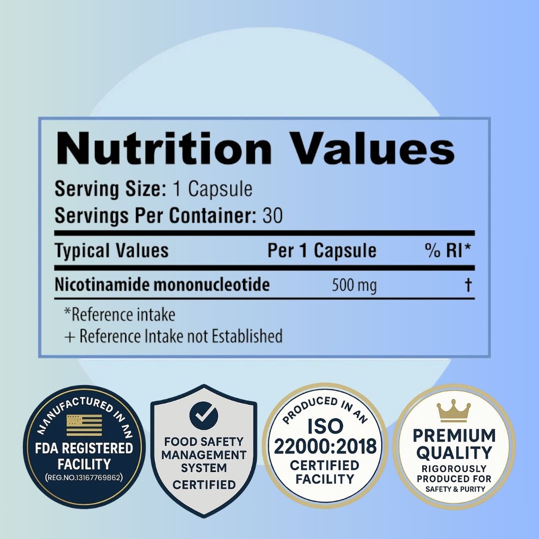 Pure NMN Supplement for NAD+ Support and Cellular Health