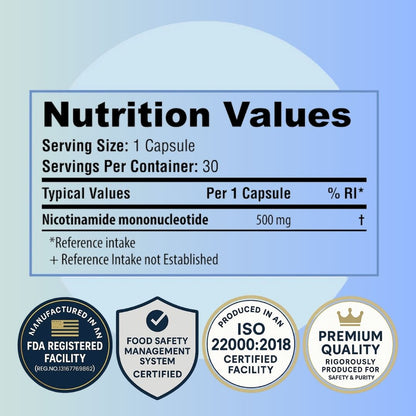 Pure NMN Supplement for NAD+ Support and Cellular Health