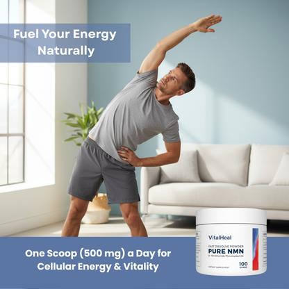 Pure NMN Powder – Nicotinamide Mononucleotide for NAD+ & Cellular Energy Support