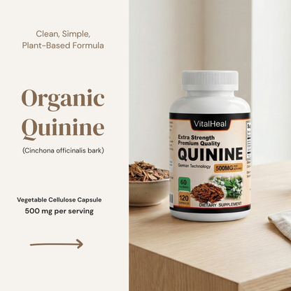 Quinine Capsules – Leg Cramp & Muscle Support from Cinchona Bark