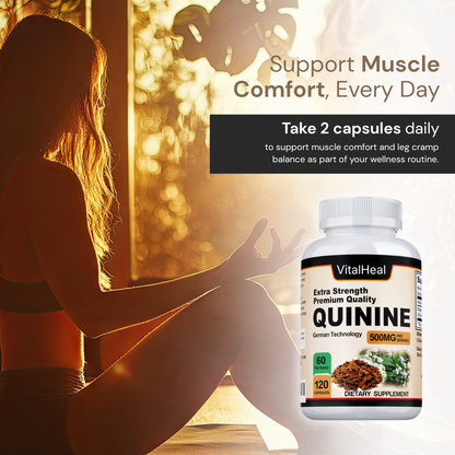 Quinine Capsules – Leg Cramp & Muscle Support from Cinchona Bark