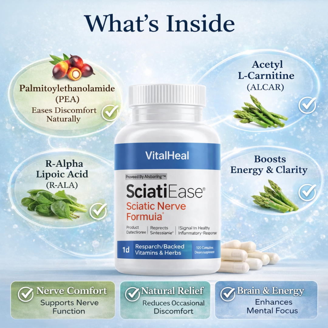 SciatiEase – Daily Sciatic Nerve Comfort & Nerve Health Support Formula