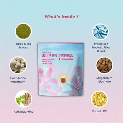 Super Yerba – Yerba Mate Instant Drink Powder for Energy, Focus & Gut Support