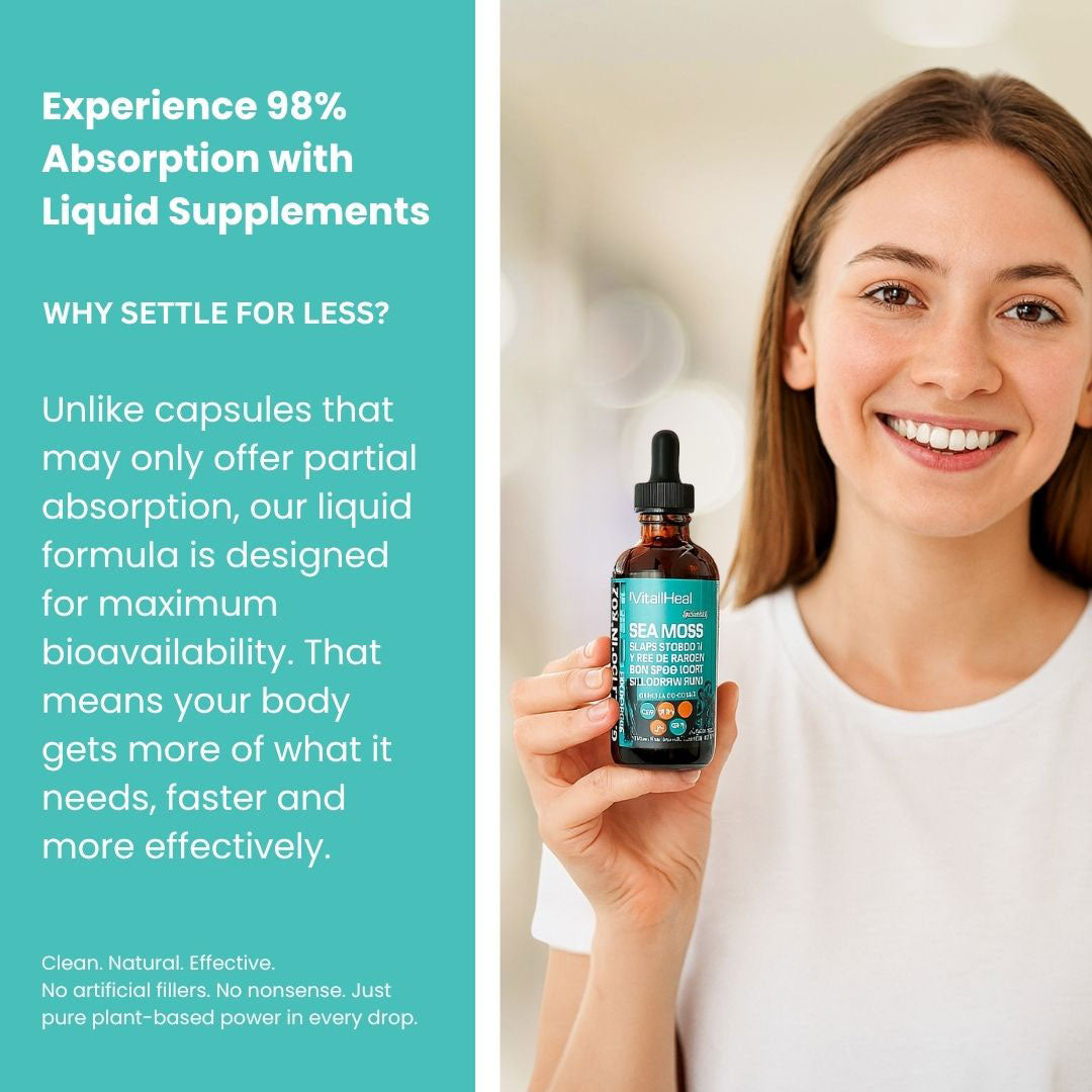 Sea Moss Liquid Drops benefits