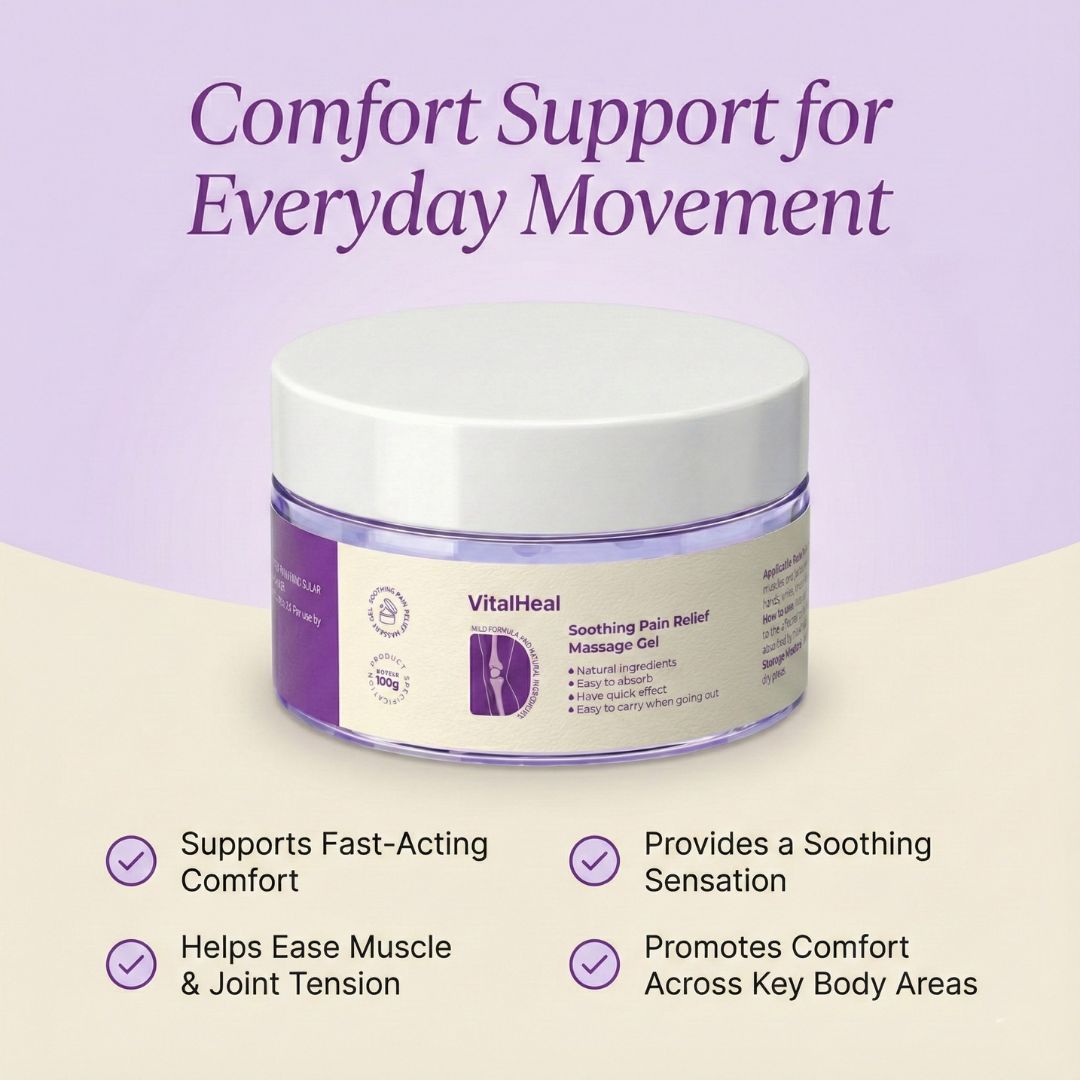 Soothing Pain Relief Massage Gel – Fast-Acting Comfort for Joints & Body