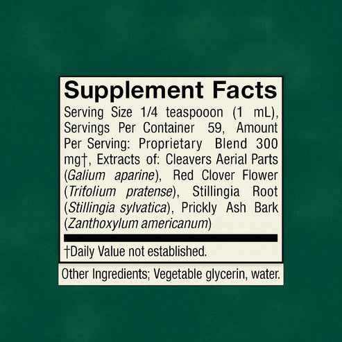 lymphatic drainage supplement facts