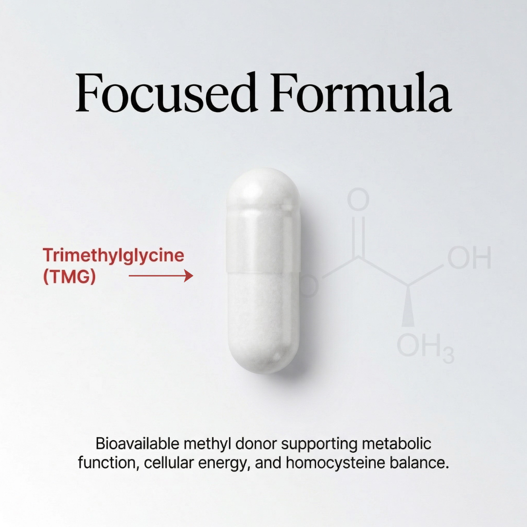 Trimethylglycine TMG Supplement – Liver Support & Homocysteine Balance
