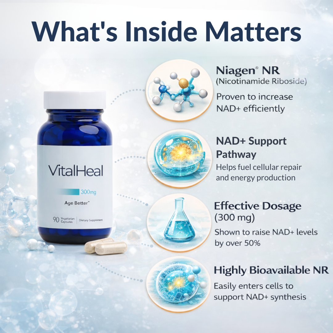 Tru Niagen Daily NAD+ Support for Cellular Energy & Metabolic Balance