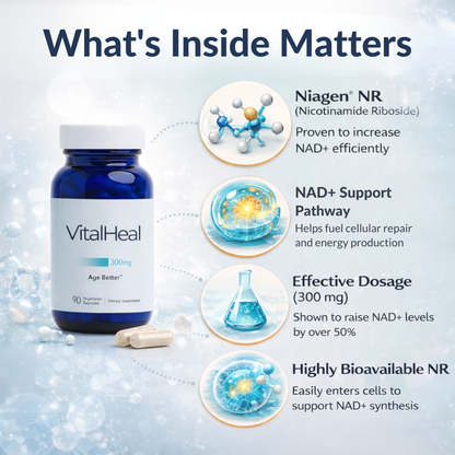 Tru Niagen Daily NAD+ Support for Cellular Energy & Metabolic Balance