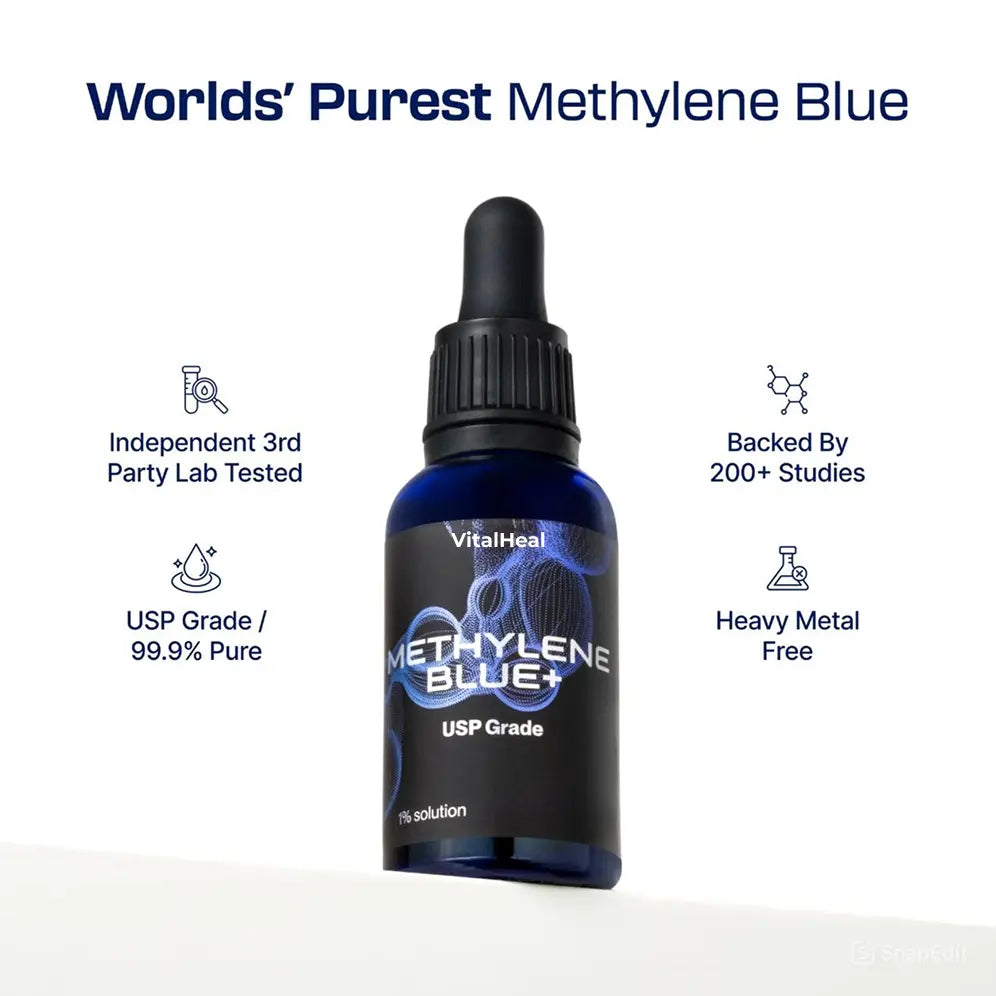VITALHEAL METHYLENE BLUE 1% DROPS 60ML VitalHeal