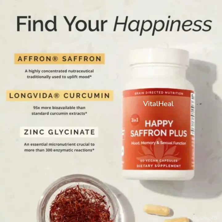 VITALHEAL® HAPPY SAFFRON PLUS VitalHeal