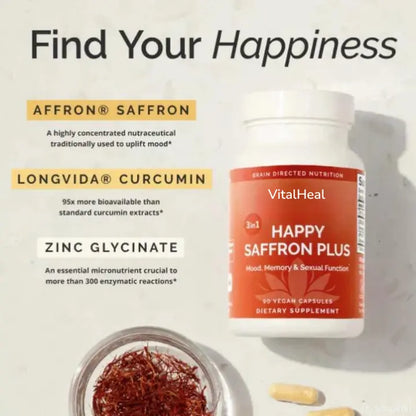VITALHEAL® HAPPY SAFFRON PLUS VitalHeal