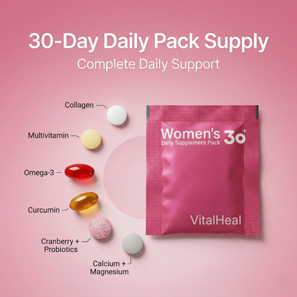 Multivitamin for Women – Daily Vitamin Pack (30 Packs) with Omega 3 & Probiotics for Energy and Hair, Skin & Nails
