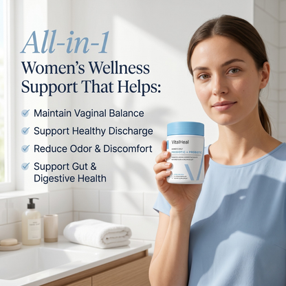 Women’s Daily Prebiotic + Probiotic – Vaginal Health Supplement for pH Balance, Flora Support & Odor Control