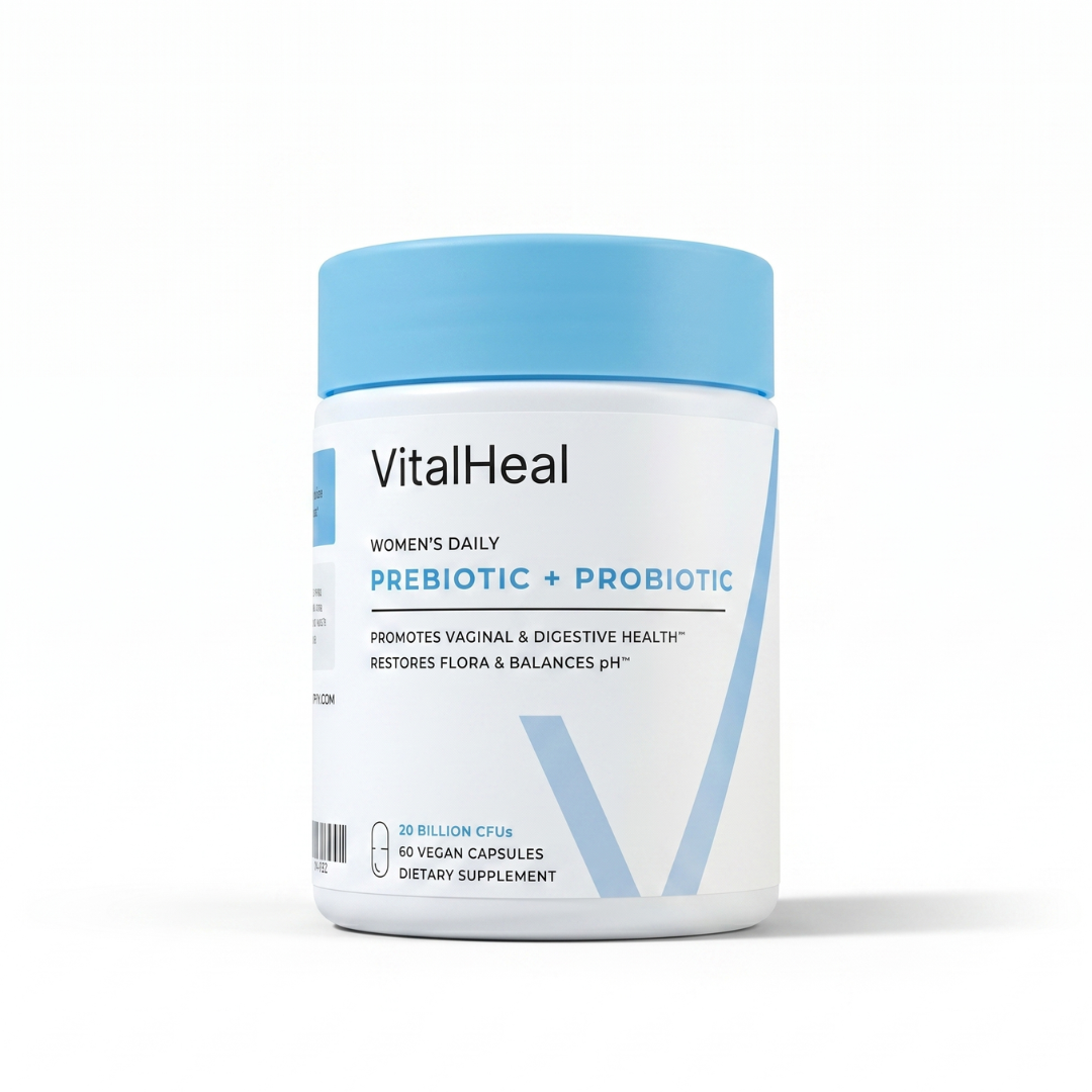 Women’s Daily Prebiotic + Probiotic – Vaginal Health Supplement for pH Balance, Flora Support & Odor Control