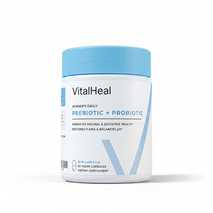 Women’s Daily Prebiotic + Probiotic – Vaginal Health Supplement for pH Balance, Flora Support & Odor Control