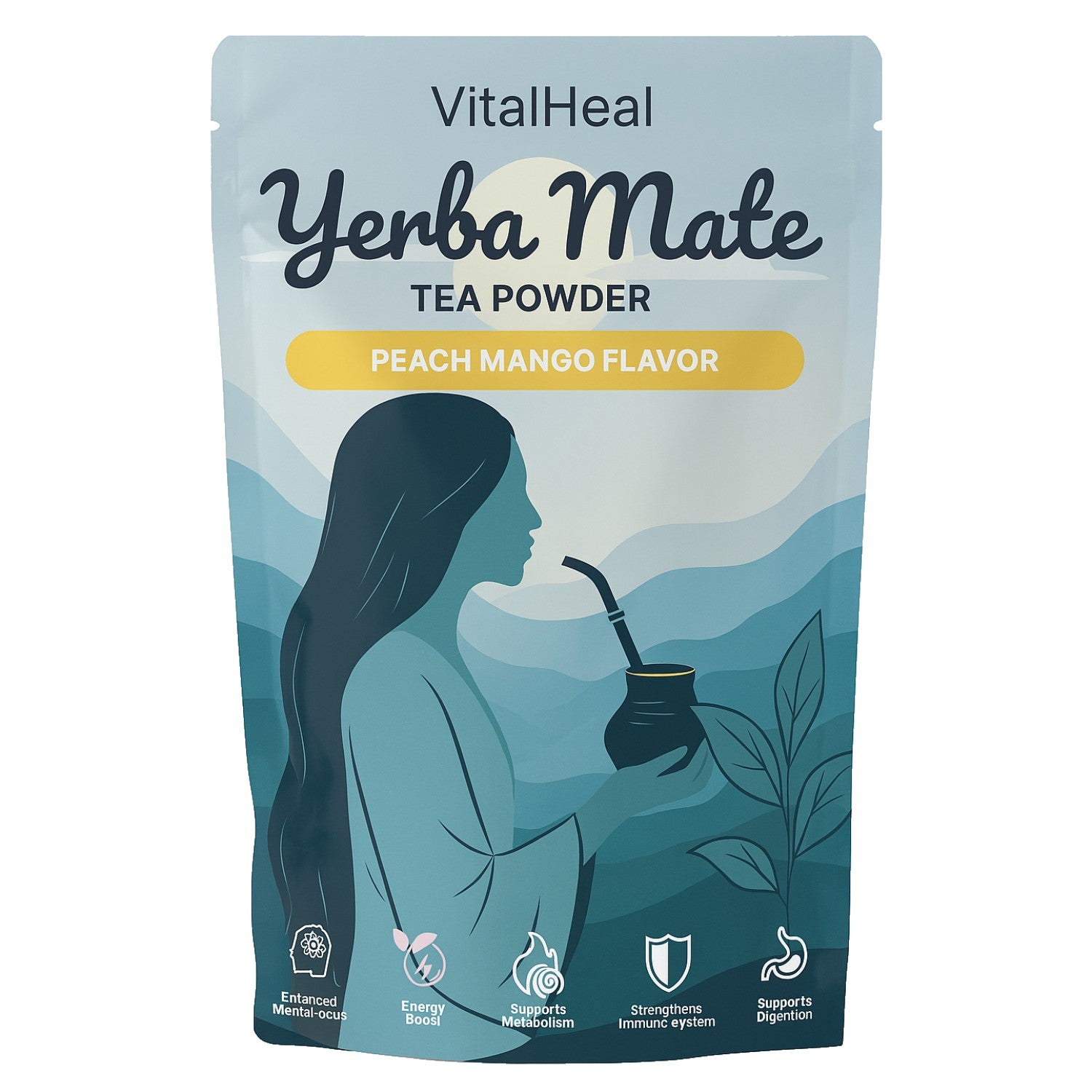 Yerba Mate Magic Tea Powder