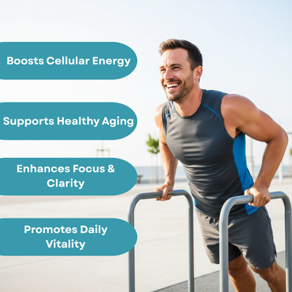 Liposomal NAD+ Ultimate – Energy & Healthy Aging Support with 10-in-1 NAD & Resveratrol