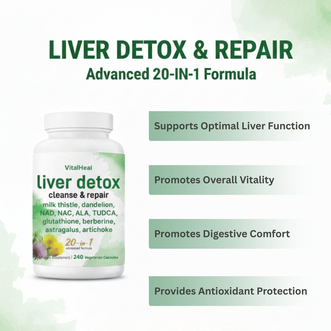 Liver Detox, 20-in-1 Advanced Support Complex – Cleanse & Repair