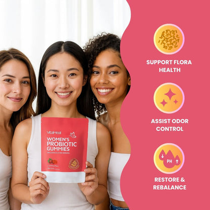 Cranberry Probiotic Gummies - Women's Digestive & Feminine pH Support