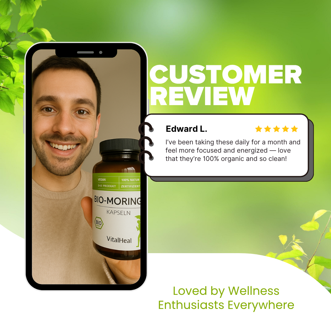 Bio Moringa Capsules – Organic Moringa Leaf Powder for Daily Nutrition Support