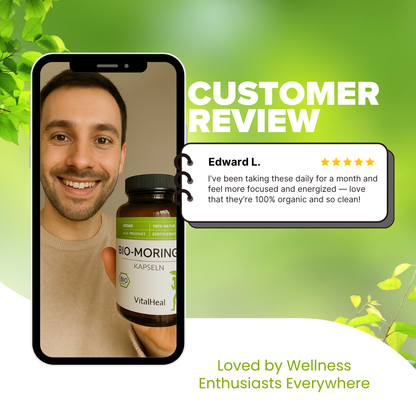 Bio Moringa Capsules – Organic Moringa Leaf Powder for Daily Nutrition Support