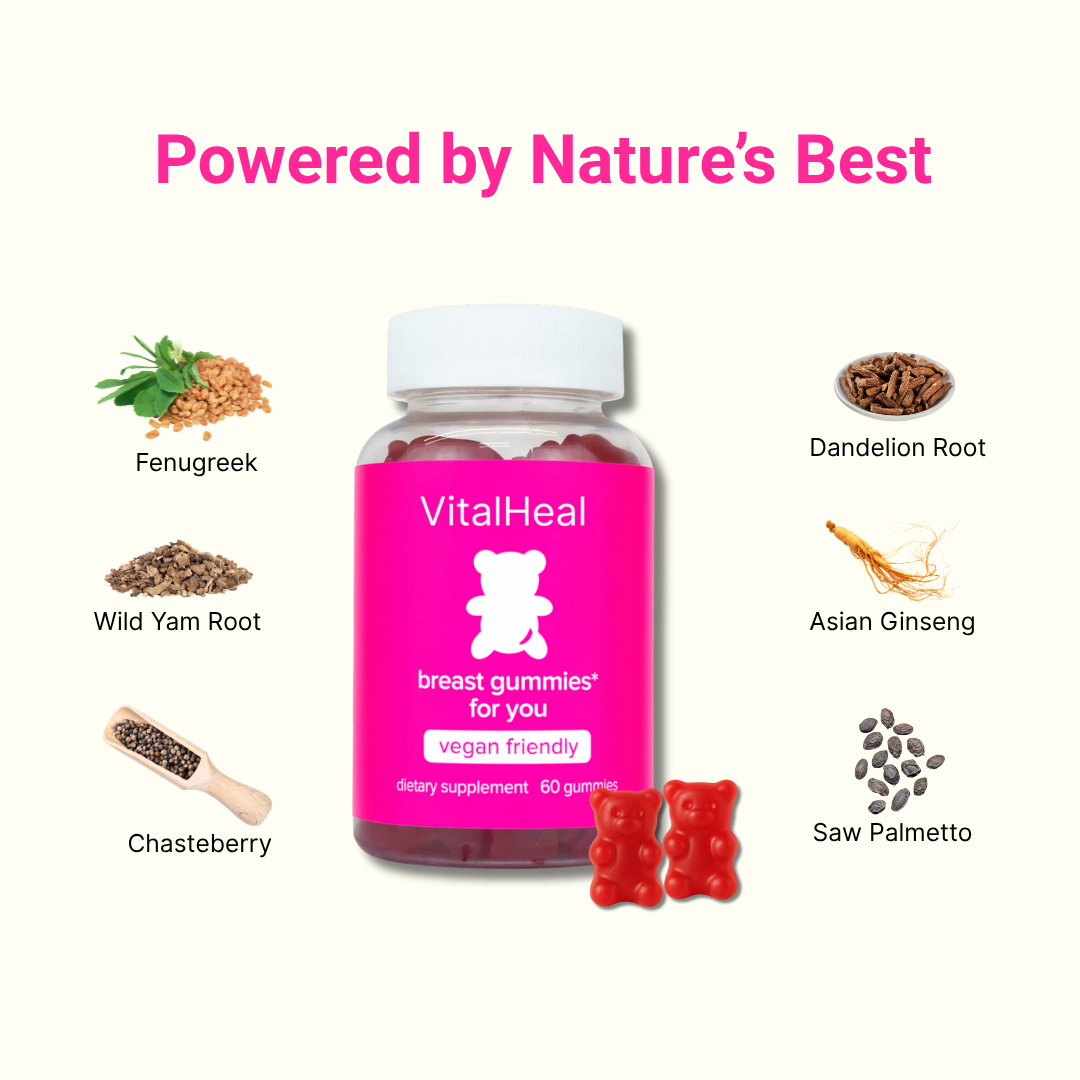 Daily Wellness Gummies for Women – Herbal Blend with Dong Quai, Fenugreek & Essential Vitamins – Berry Flavor – 60 Vegan Gummies