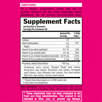 Women’s Daily Gummies with Herbal Blend & Vitamins