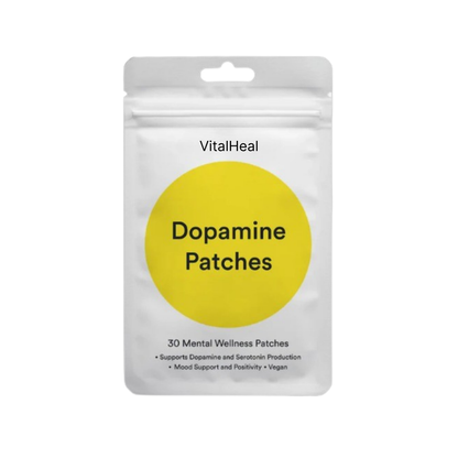 Dopamine Booster Patches – Natural Mood Enhancer & Motivation Supplement (30 Vegan Patches)