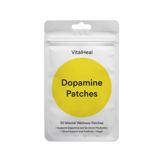 Dopamine Booster Patches – Natural Mood Enhancer & Motivation Supplement (30 Vegan Patches)