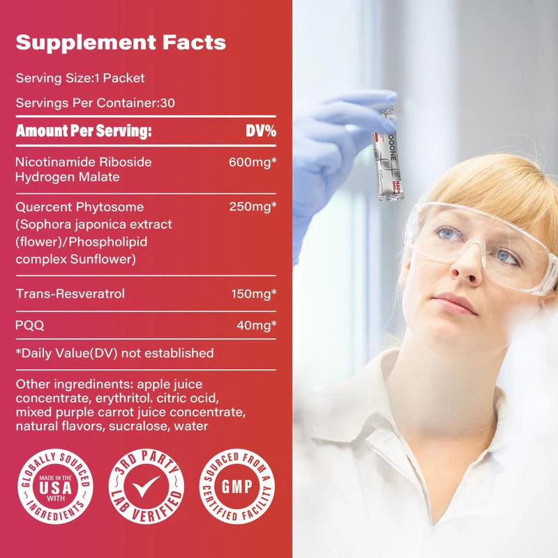 NAD+ DRINK MIX – ENERGY, FOCUS & LONGEVITY