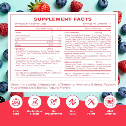 Happy Cleaner – Prebiotic & Probiotic Fiber Powder