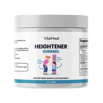 Heightener Gummies – Calcium & Vitamin D Gummies for Bone Health and Posture Support, for Kids and Adults
