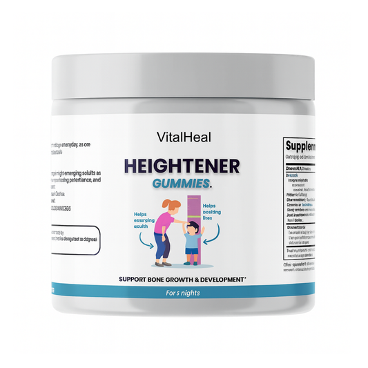 Heightener Gummies – Calcium & Vitamin D Gummies for Bone Health and Posture Support, for Kids and Adults