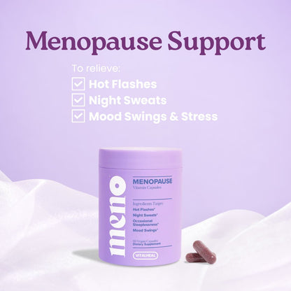 Hormone-Free Menopause Supplement for Hot Flashes, Mood Swings & Natural Relief