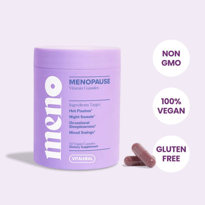 Hormone-Free Menopause Supplement for Hot Flashes, Mood Swings & Natural Relief