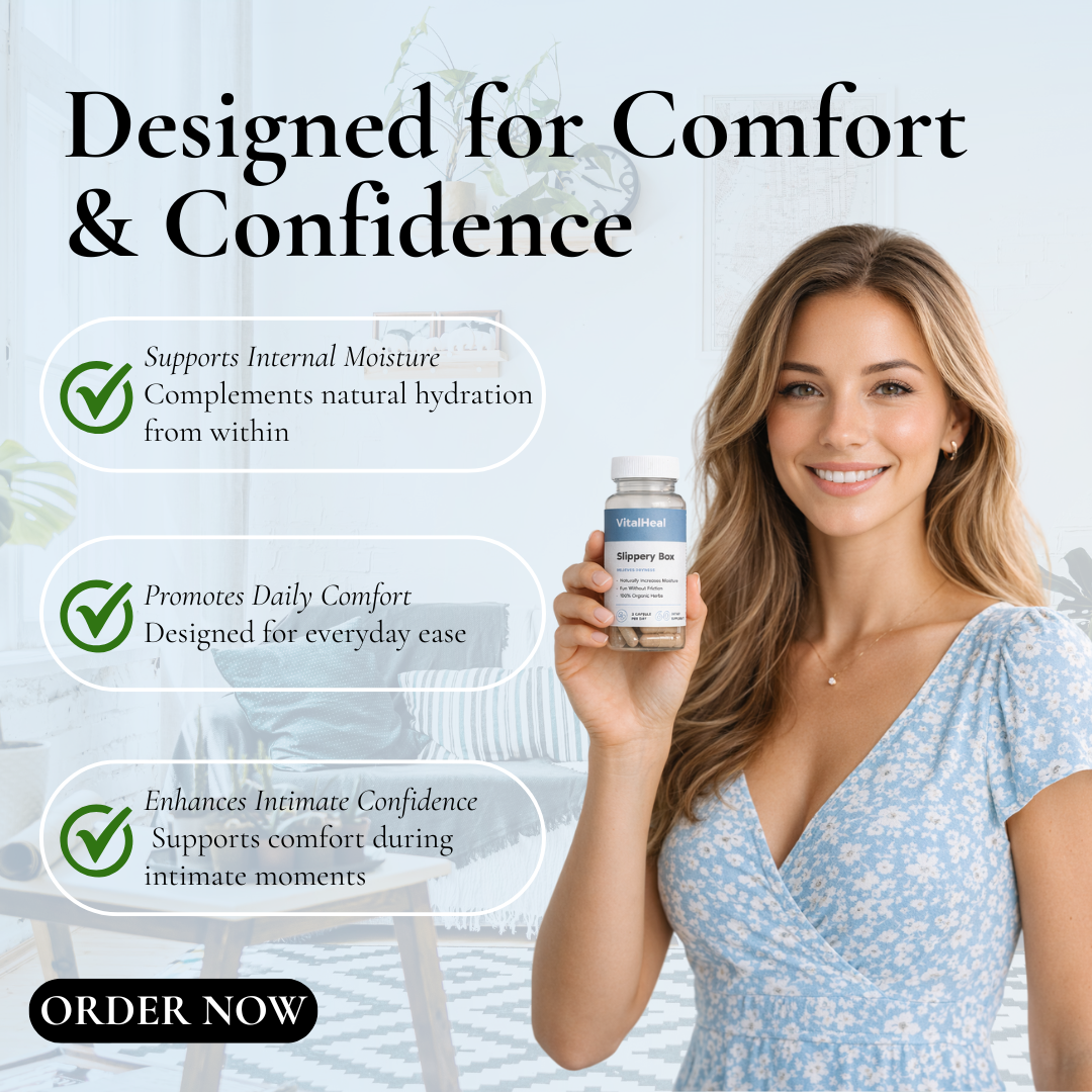 Slippery Box Moisture Support Capsules for Daily Comfort and Hydration