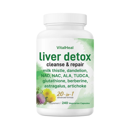 Liver Detox, 20-in-1 Advanced Support Complex – Cleanse & Repair