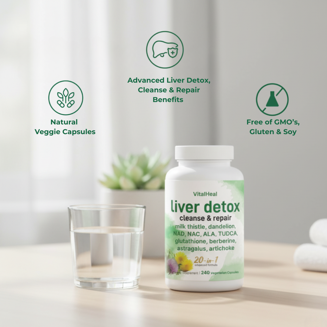 Liver Detox, 20-in-1 Advanced Support Complex – Cleanse & Repair